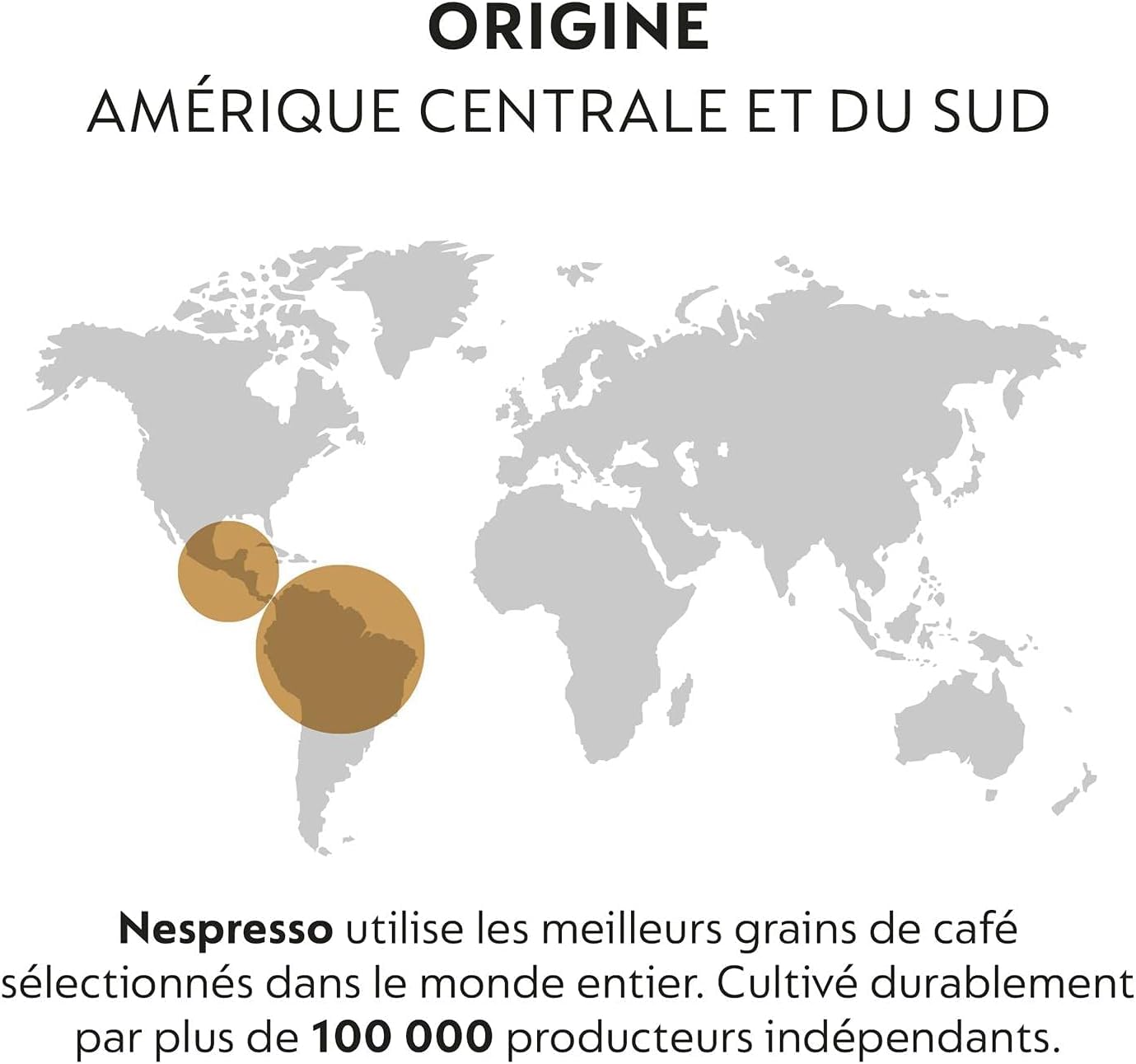 Nespresso Kapseln für Vertuo, Melozio-Kaffeegeschmack, 6 Hülsen, 60 Kapseln