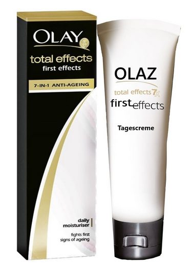 OLAZ Tagescreme Total Effects first effects 7in1 40ml leichte Anti-Aging Tagescreme mit Vitamin E, Vitamin B3 und Pro-Vitamin B5
