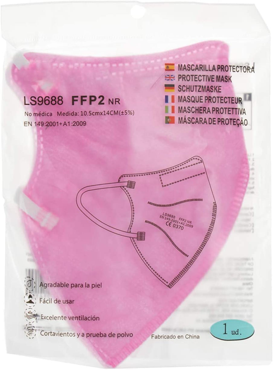 Obbocare FFP2 Masken - 20 Stück Einzeln Verpackt, Made In Spain