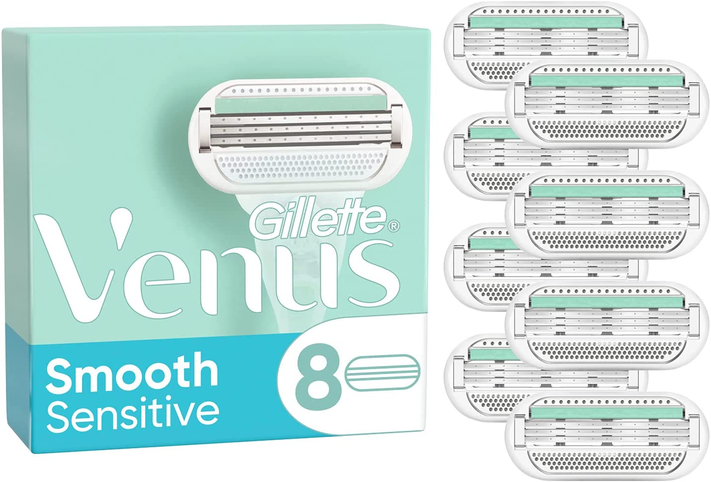 Gillette Venus Smooth Sensitive Rasierklingen (1x8)