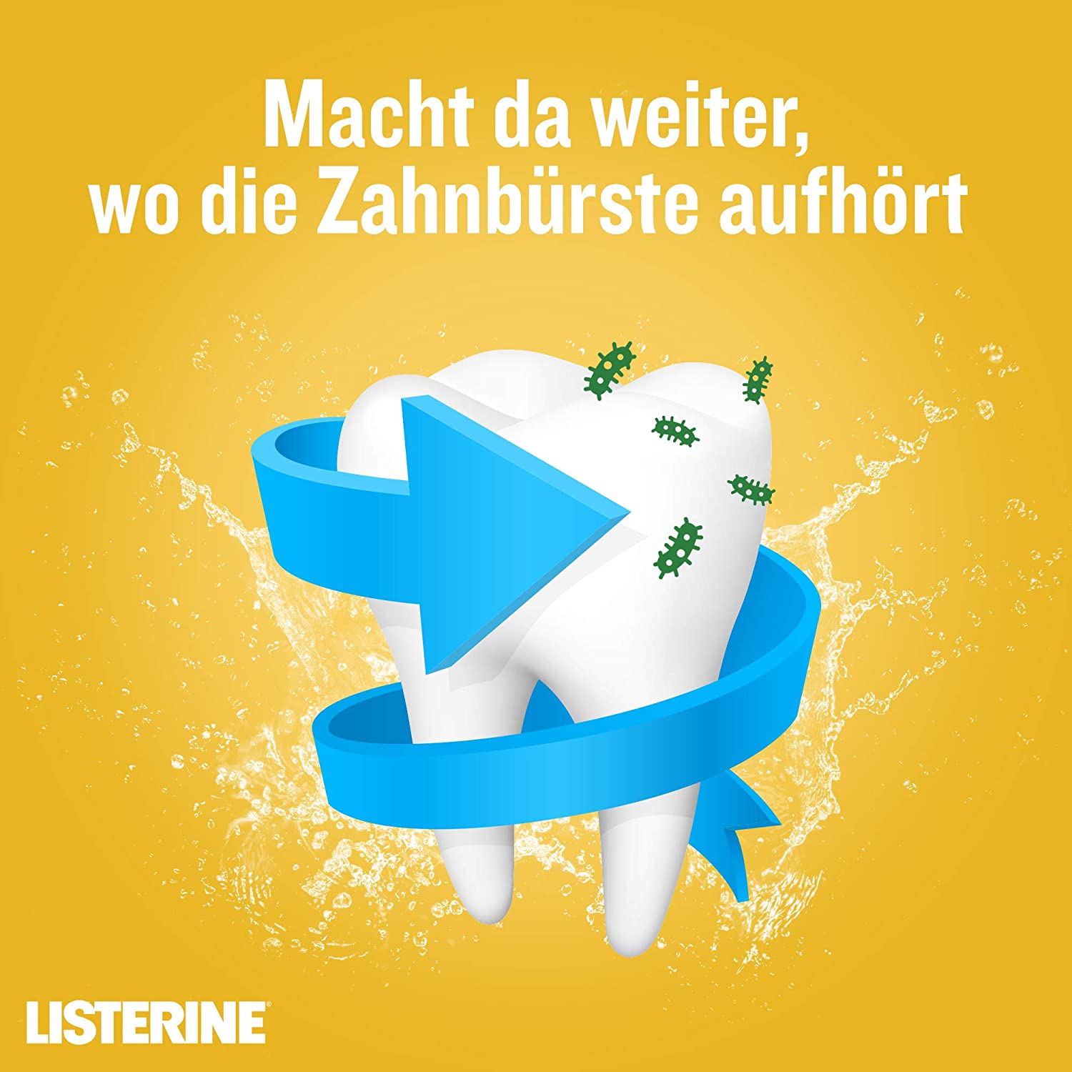 LISTERINE® FRESH GINGER & LIME Antibakterielle Mundspülung  (600 ml),