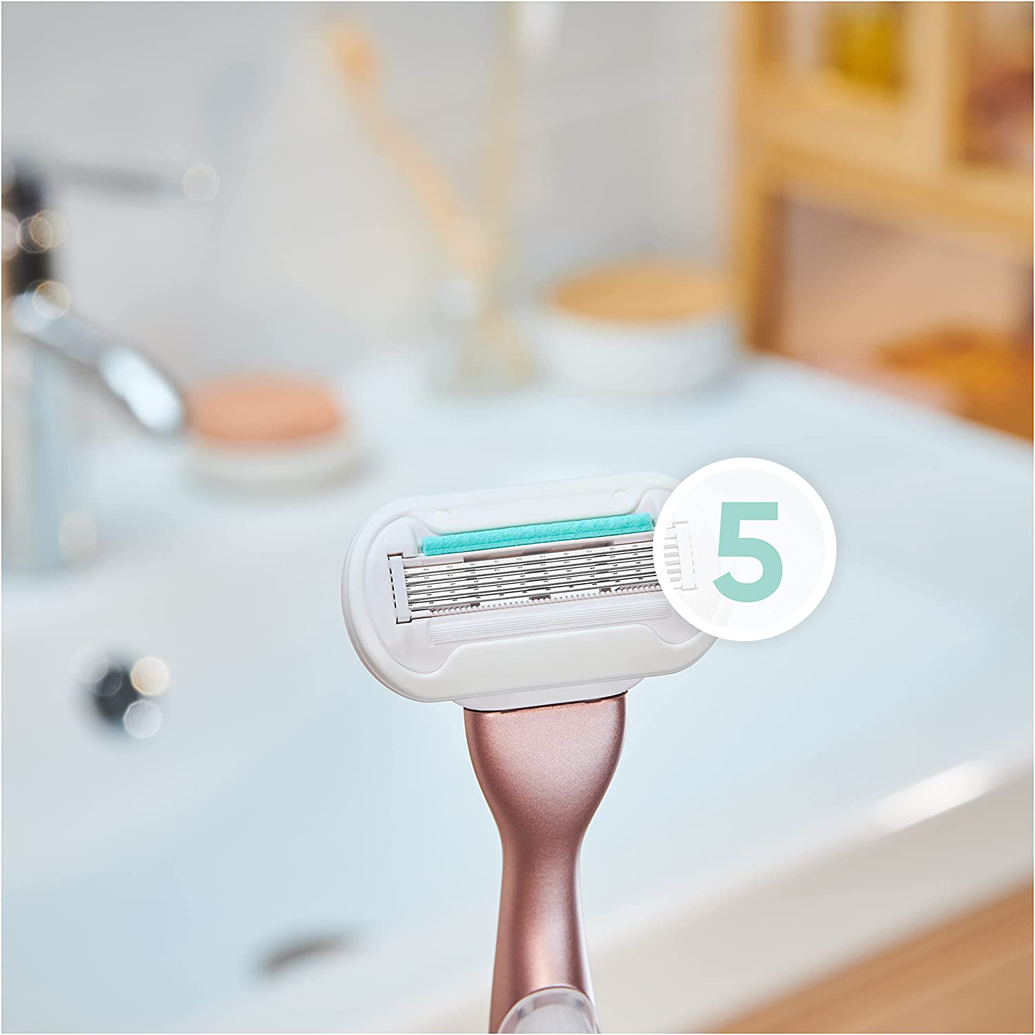 Gillette Venus Deluxe Smooth Sensitive Rasierklingen (1x8)