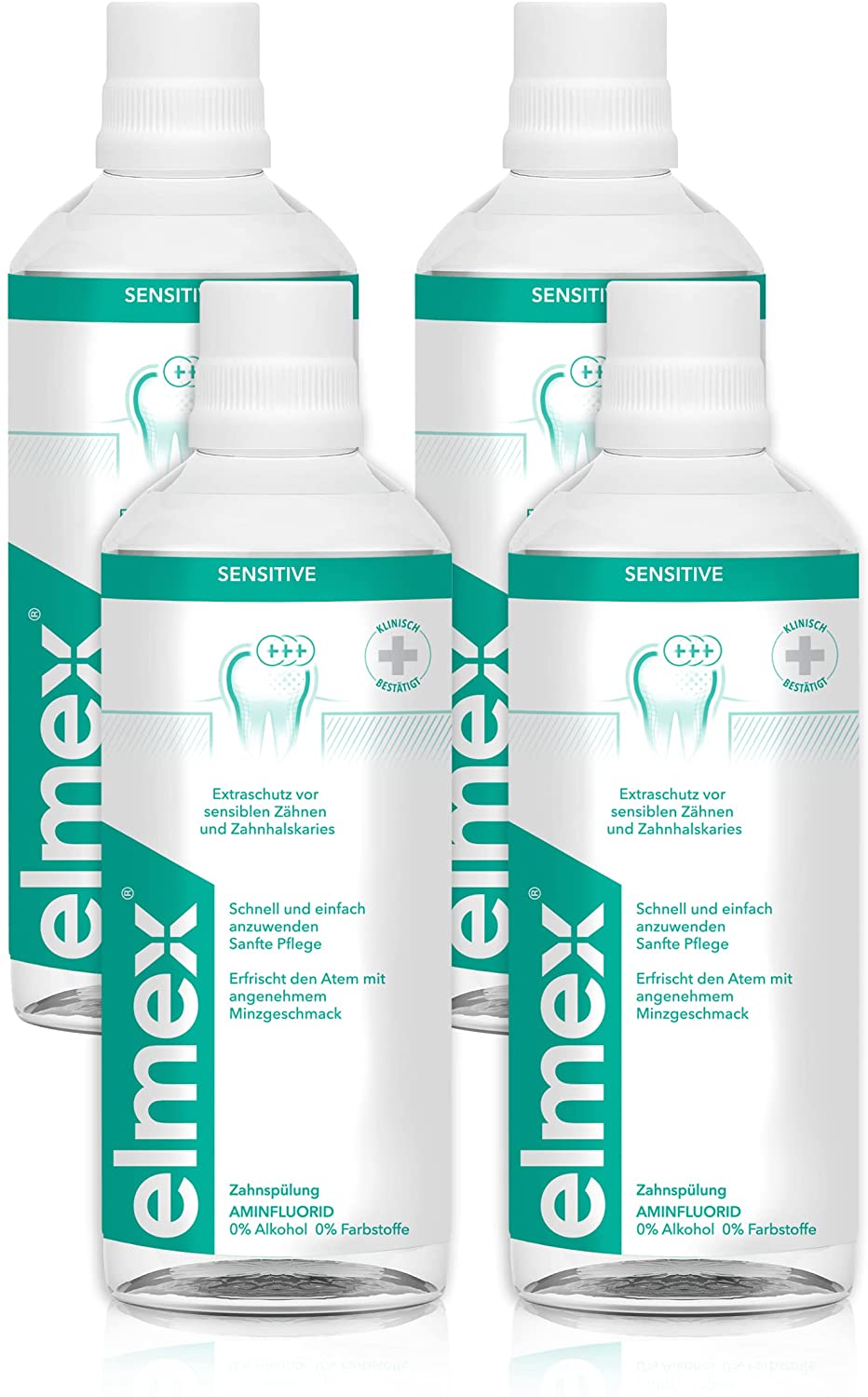 Elmex Zahnspülung - Sensitive (4x400ml)