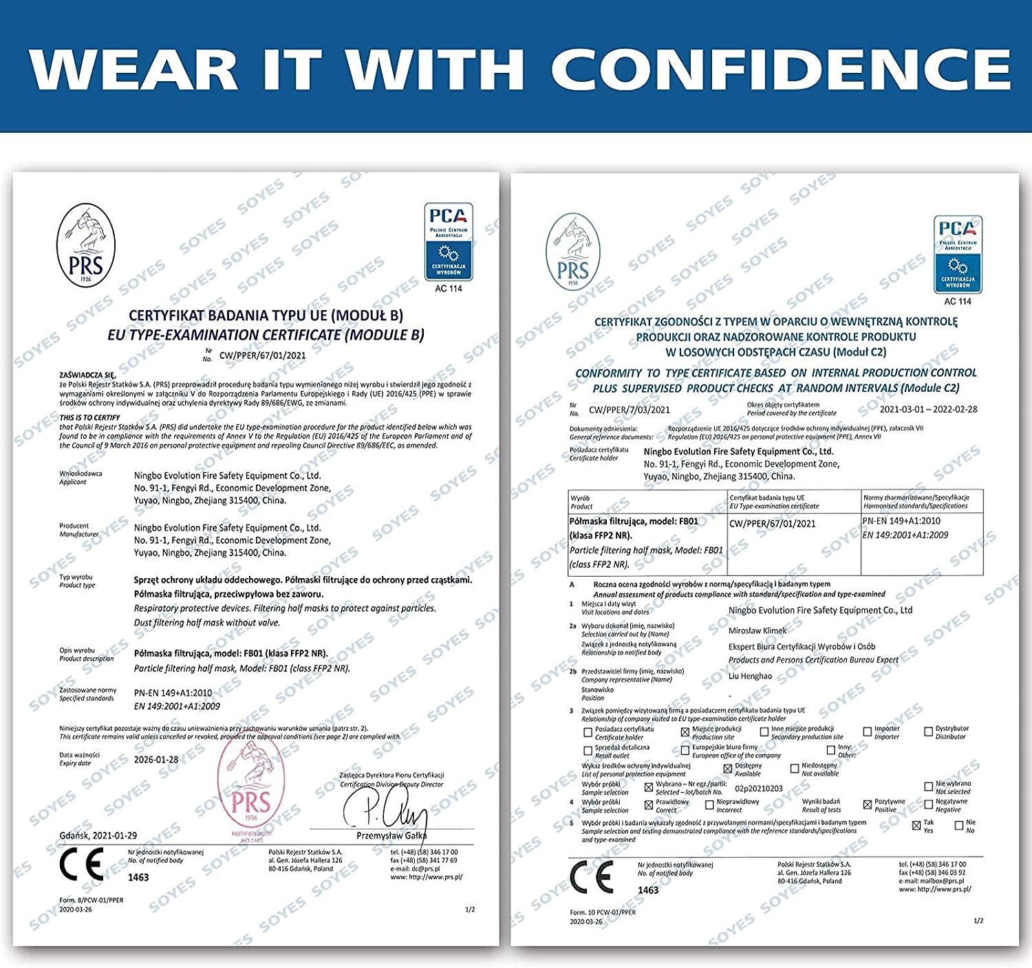 Famex Mini FFP2 Maske Schwarz CE Zertifiziert (1x20)