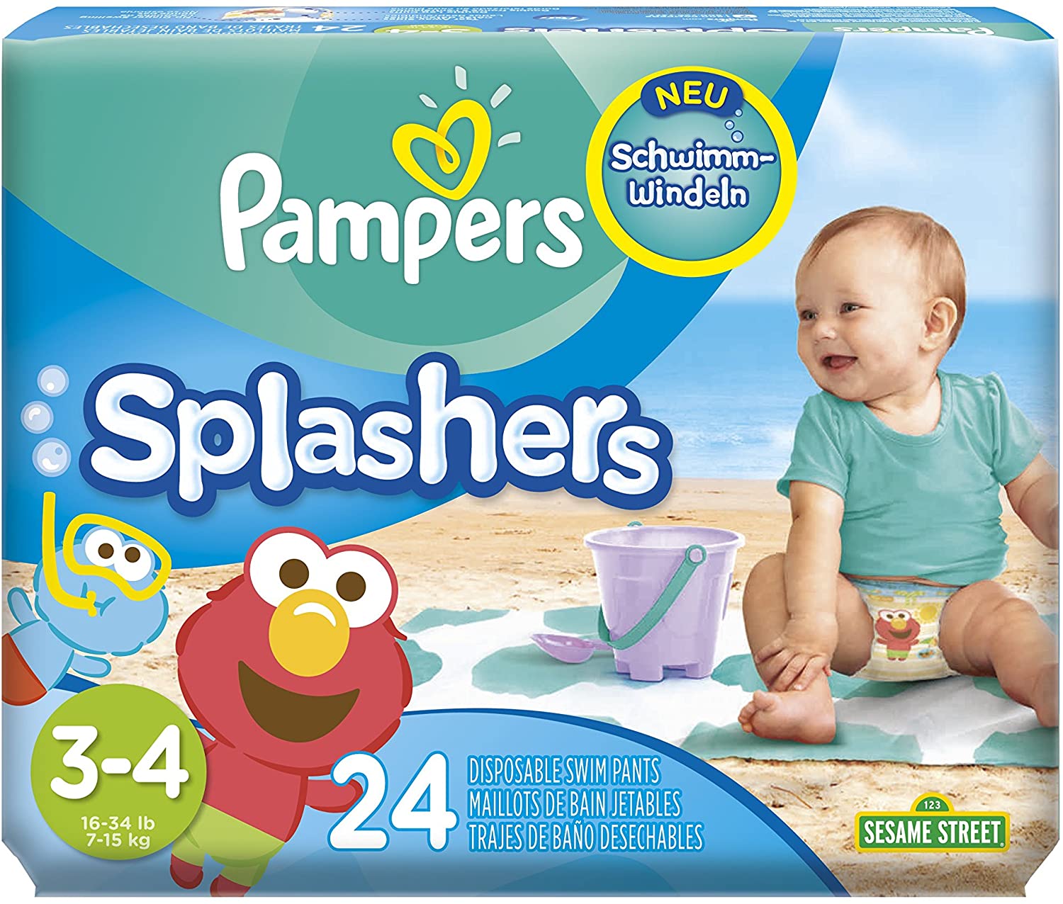 Pampers Schwimmwindeln Windeln (1x24)
