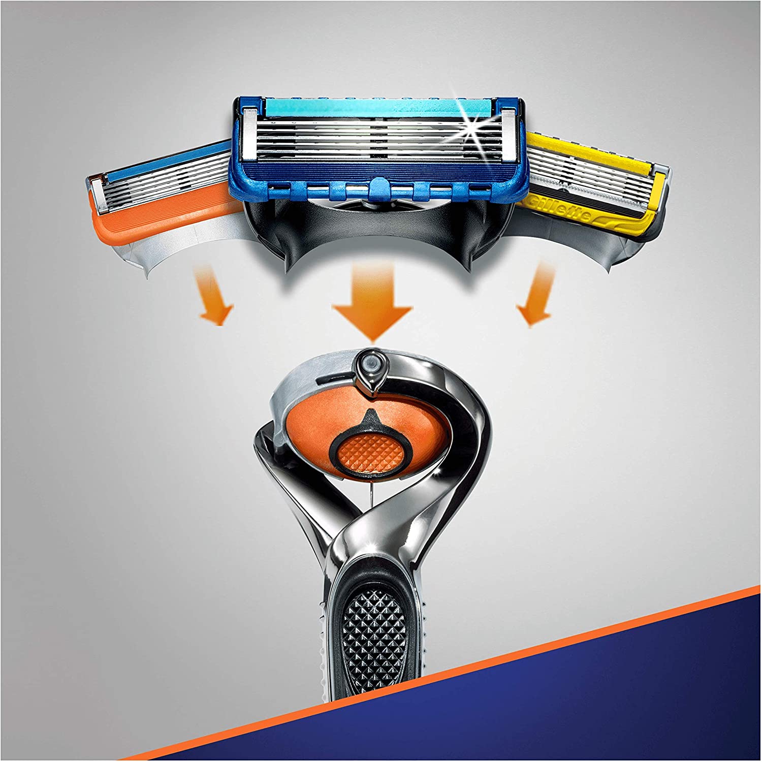 Gilette Fusion5 Proglide Rasiersystem für Männer (1x7)
