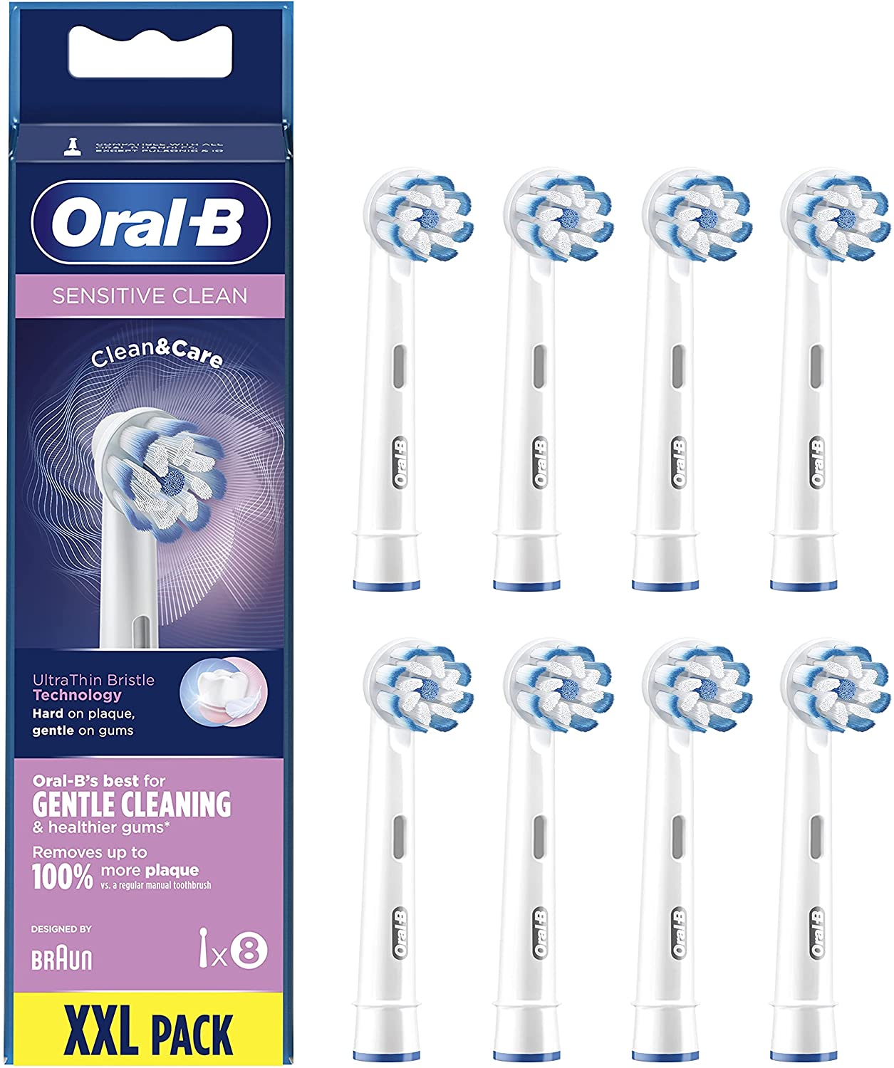 Oral-B Sensitive Clean Aufsteckbürsten (2x4er Pack)