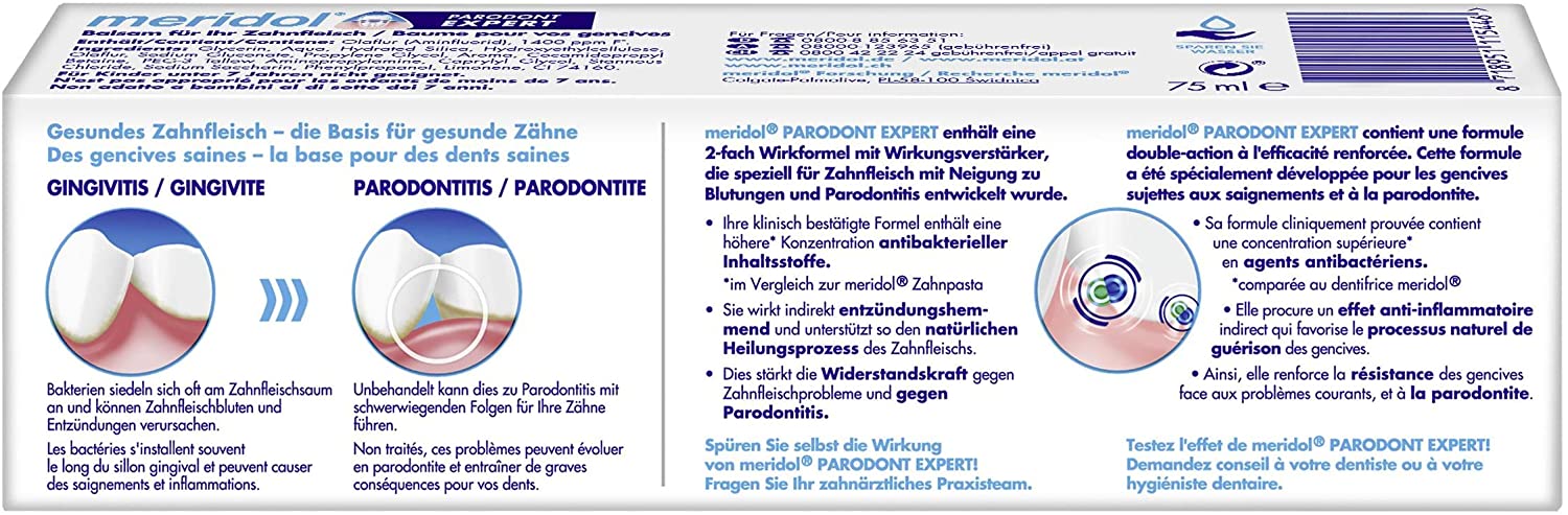 Meridol Parodont Expert Zahnpasta, 2er Pack (2x75ml)
