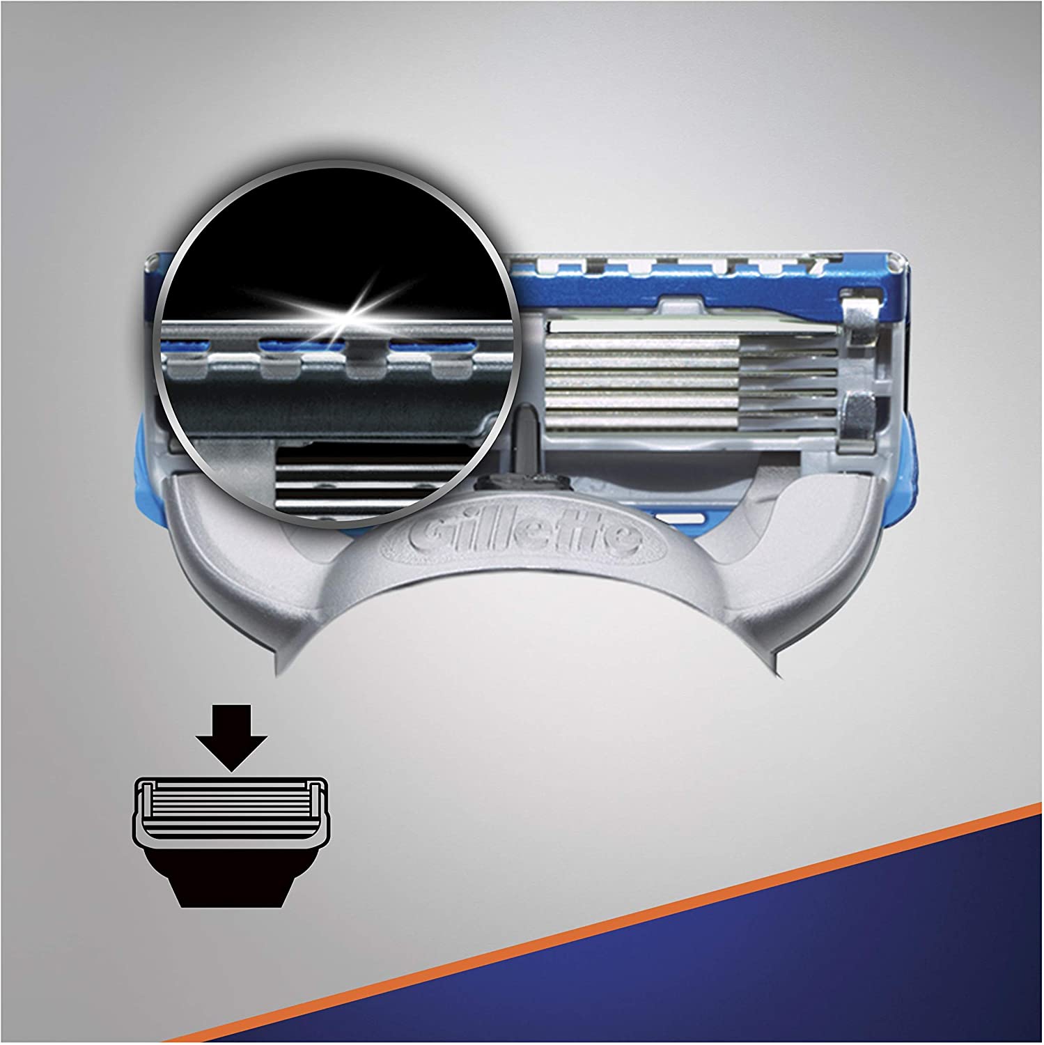 Gillette Fusion 5 ProGlide Power Rasierklingen mit Trimmerklinge