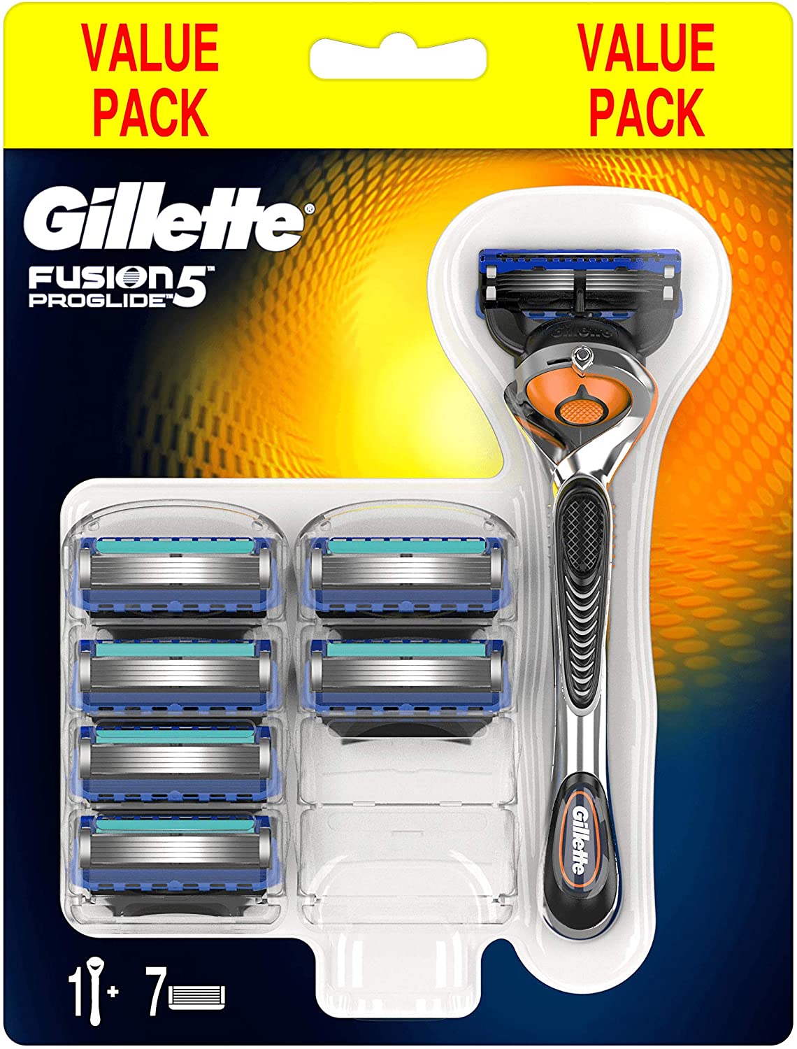 Gilette Fusion5 Proglide Rasiersystem für Männer (1x7)