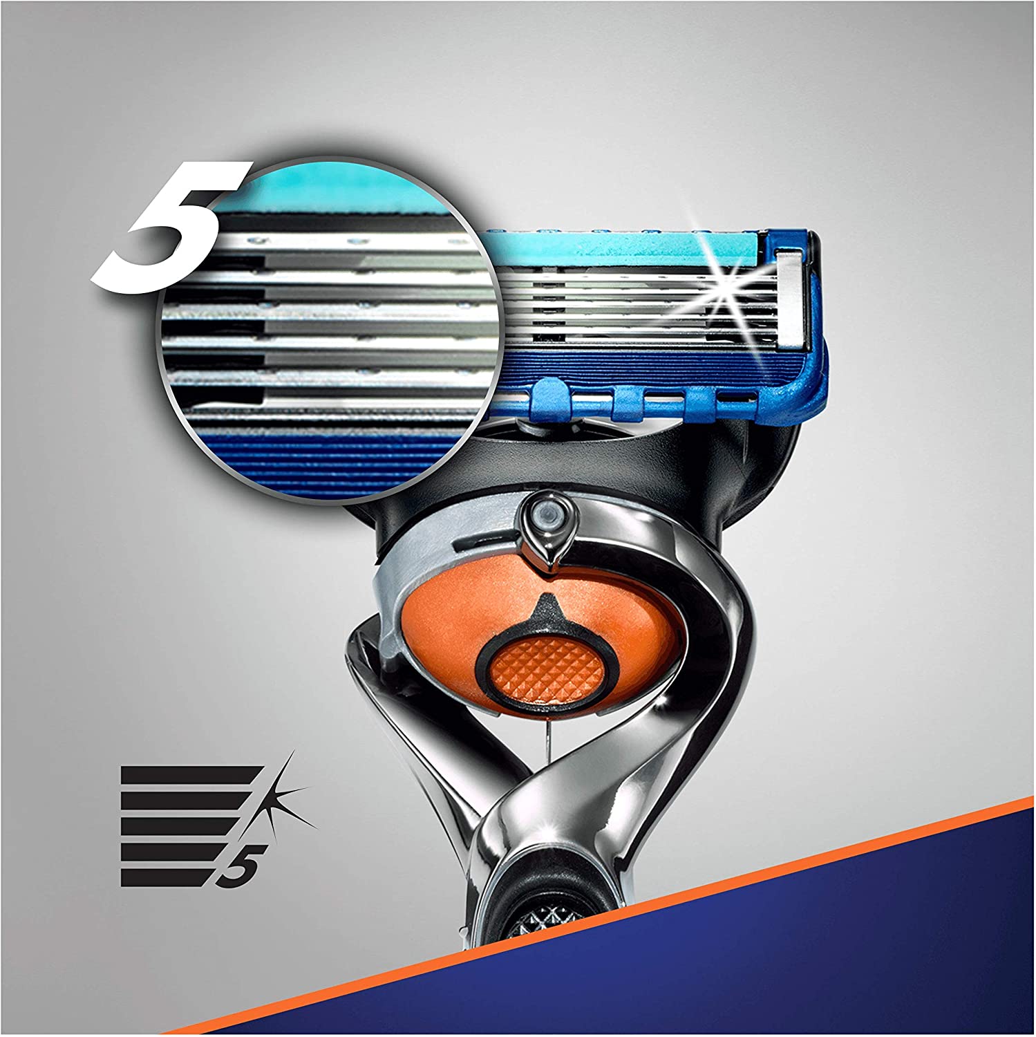 Gilette Fusion5 Proglide Rasiersystem für Männer (1x7)