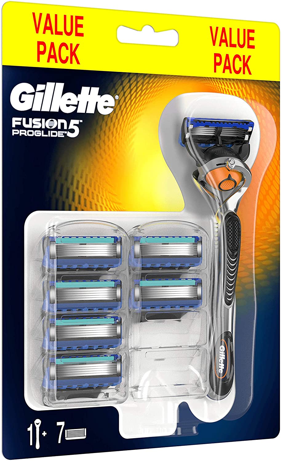 Gilette Fusion5 Proglide Rasiersystem für Männer (1x7)