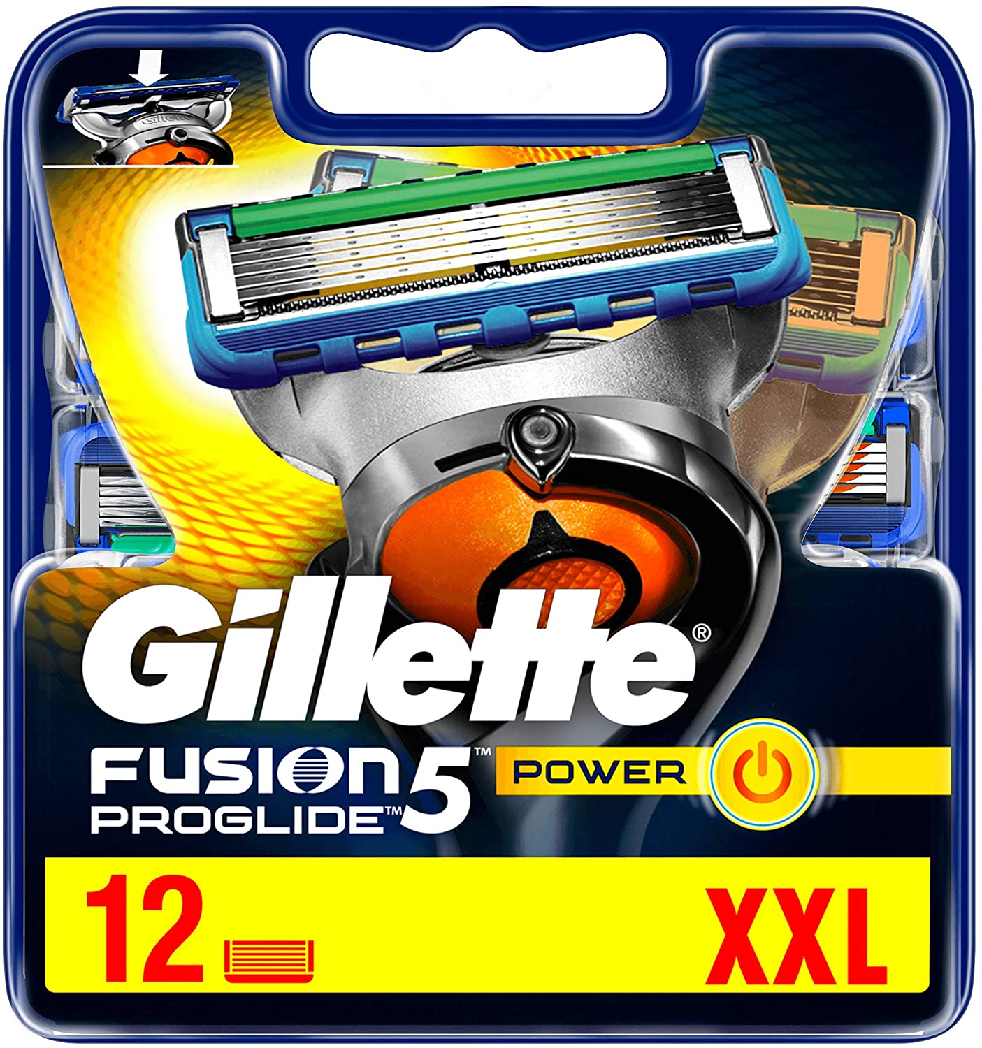 Gillette Fusion 5 ProGlide Power Rasierklingen mit Trimmerklinge